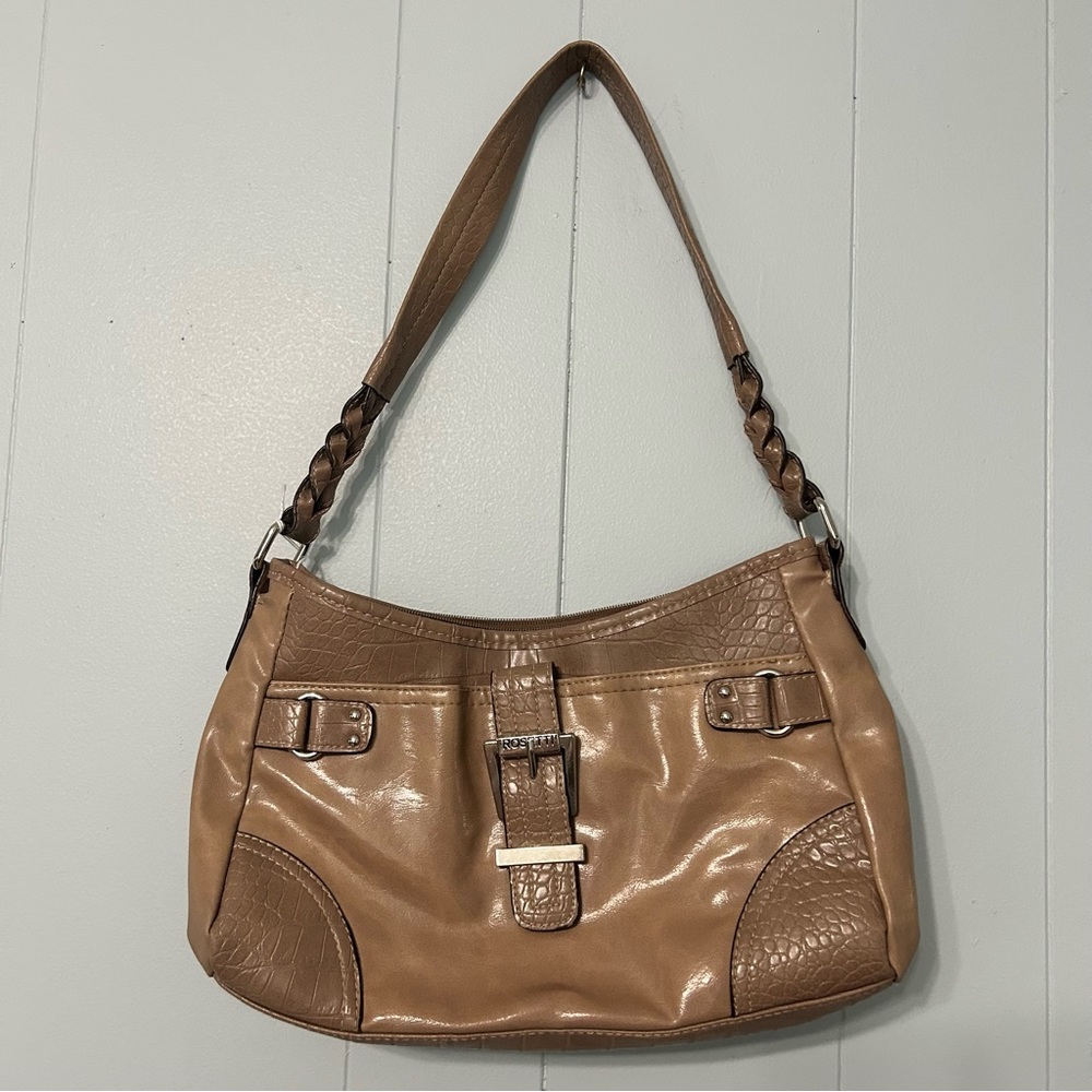 Brown Pleather Purse